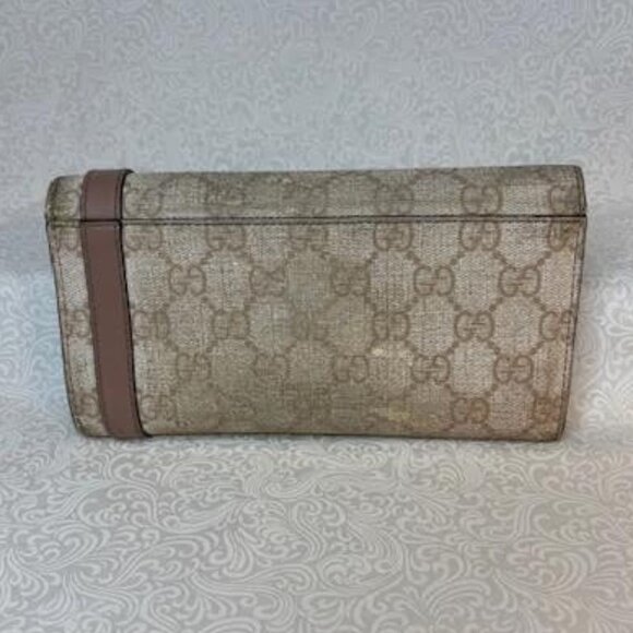 Gucci Long Wallet Women's Beige - Picture 2 of 13